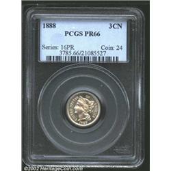 1888 3CN PR66 PCGS.