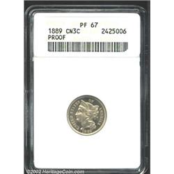 1889 3CN PR67 ANACS.