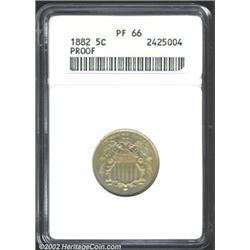 1882 5C PR66 ANACS.