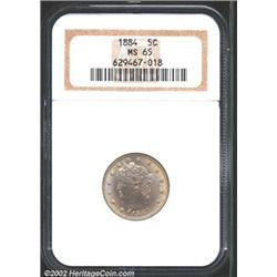 1884 5C MS65 NGC.