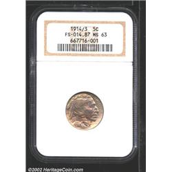 1914/3 5C MS63 NGC.