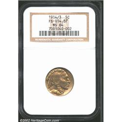1914/3 5C MS64 NGC.
