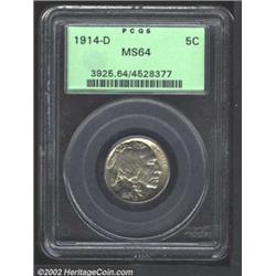 1914-D 5C MS64 PCGS.