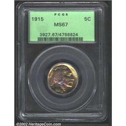 1915 5C MS67 PCGS.