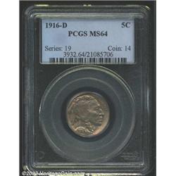 1916-D 5C MS64 PCGS.