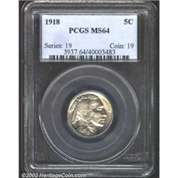 1918 5C MS64 PCGS.