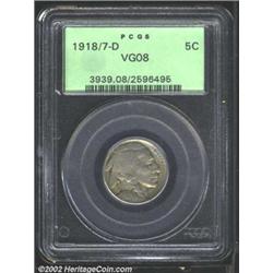 1918/7-D 5C VG8 PCGS.