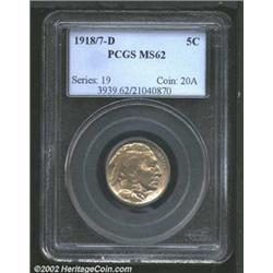 1918/7-D 5C MS62 PCGS.
