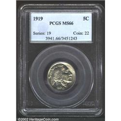1919 5C MS66 PCGS.