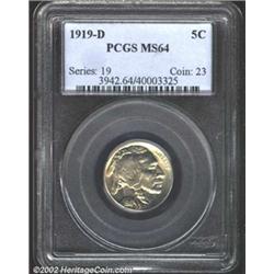 1919-D 5C MS64 PCGS.