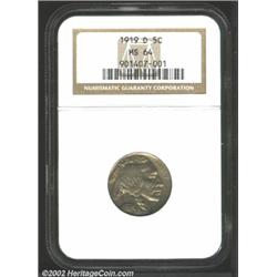 1919-D 5C MS64 NGC.