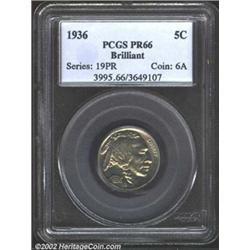 1936 5C Type Two--Brilliant Finish PR66 PCGS.