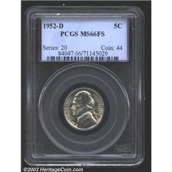 1952-D 5C MS66 Full Steps PCGS.