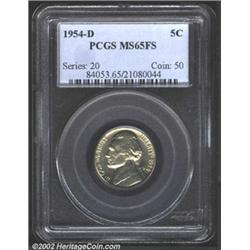 1954-D 5C MS65 Full Steps PCGS.