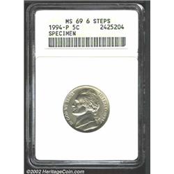 1994-P 5C SMS MS69 Full Steps ANACS.