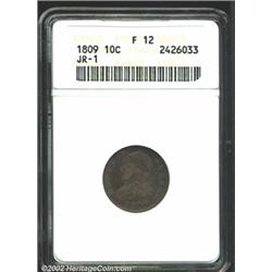 1809 10C Fine 12 ANACS.
