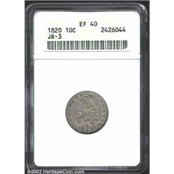 1820 10C Small 0 XF40 ANACS.