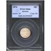 Image 1 : 1874 10C Arrows MS66 PCGS.