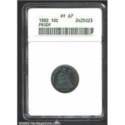 1882 10C PR67 ANACS.
