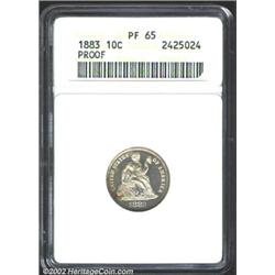 1883 10C PR65 ANACS.
