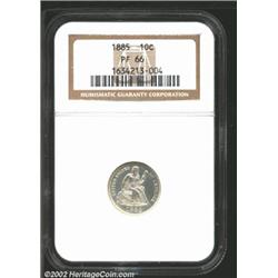 1885 10C PR66 NGC.