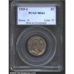 1925-S 5C MS61 PCGS.