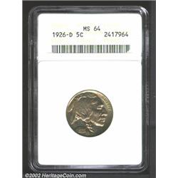 1926-D 5C MS64 ANACS.