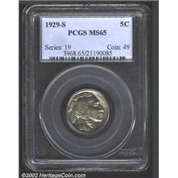 1929-S 5C MS65 PCGS.