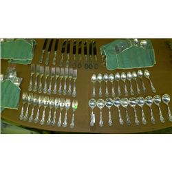 Monumental Reed and Barton Francis I sterling flatware set place setting for 16 (5 pc in each set)