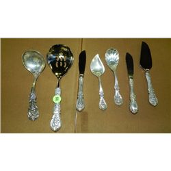 Monumental Reed and Barton Francis I sterling flatware 7 serving pieces