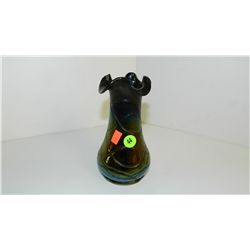 Lovely Loetz (unsigned) art glass vase cond VG 6 3/4