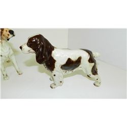 2 piece Goebel porcelian dogs cond VG