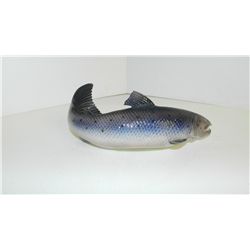 mint porcelain B&G painted fish Salmon Trout cond VG
