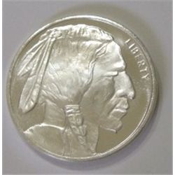 SILVER BUFFALO/INDIAN HEAD 1oz .999 FINE SILVER *MS HIGH GRADE*!!