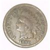 Image 1 : 1880 INDIAN HEAD PENNY RED BOOK VALUE IS $10.00+ *NICE EARLY FINE GRADE*!!