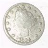 Image 1 : 1905 LIBERTY HEAD "V" NICKEL RED BOOK VALUE IS $8.00+ *NICE EARLY FINE GRADE*!!