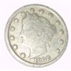 Image 1 : 1908 LIBERTY HEAD "V" NICKEL RED BOOK VALUE IS $7.00+ *NICE EARLY FINE GRADE*!!