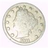 Image 1 : 1911 LIBERTY HEAD "V" NICKEL RED BOOK VALUE IS $8.00+ *NICE EARLY FINE GRADE*!!