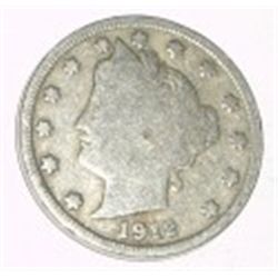 1912 LIBERTY HEAD "V" NICKEL RED BOOK VALUE IS $3.00+ *NICE EARLY VERY GOOD GRADE*!!