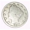 Image 1 : 1912 LIBERTY HEAD "V" NICKEL RED BOOK VALUE IS $4.00+ *NICE EARLY VERY GOOD GRADE*!!