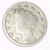 Image 1 : 1912 LIBERTY HEAD "V" NICKEL RED BOOK VALUE IS $10.00+ *NICE EARLY FINE GRADE*!!