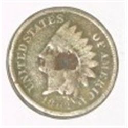 1862 RARE EARLY INDIAN HEAD PENNY RED BOOK VALUE IS $15.00+ *NICE EARLY PENNY-DAMAGE ON FACE*!!