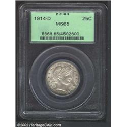 1914-D 25C MS65 PCGS.