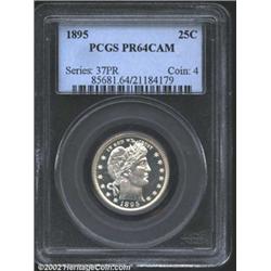 1895 25C PR64 Cameo PCGS.