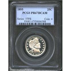 1895 25C PR67 Deep Cameo PCGS.