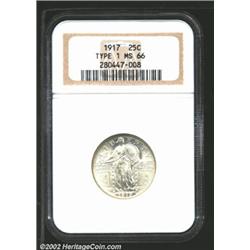 1917 25C Type One MS66 NGC.