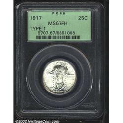 1917 25C Type One MS67 Full Head PCGS.