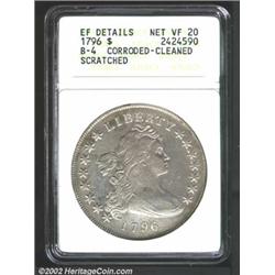 1796 S$1 Small Date, Large Letters--Corroded, Cleaned, Scratched--ANACS.