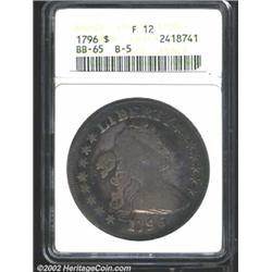 1796 S$1 Large Date, Small Letters Fine 12 ANACS.