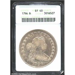 1796 S$1 Large Date, Small Letters XF40 ANACS.